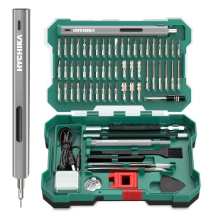 Set surubelnita electrica HYCHIKA 67 in 1 precizie acumulator reincarcabil ideal pentru electronice si ceasuri