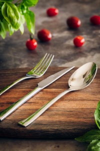 Set Tacamuri MONIX Modena 24 piese, inox 1810, design contemporan - Img 2
