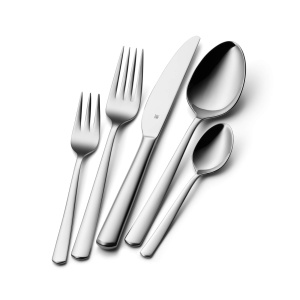 Set tacamuri WMF Boston 12 persoane, set tacamuri 60 bucati, cutit monobloc, otel inoxidabil Cromargan lustruit, lucios, poate fi spalat in masina de spalat vase - Img 3
