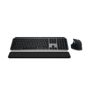 Set Tastatura si Maus Logitech MX Keys S Combo pentru Mac, Wireless, Space Gray