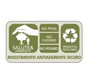 Set tigai antiaderente Lagostina Cucina Mediterranea 3 piese Thermo-Signal pentru inductie rosu si negru - Img 6