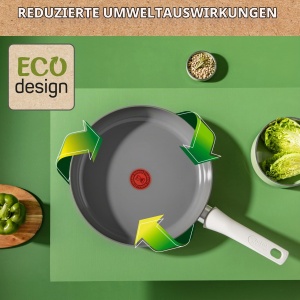 Set tigai Tefal Renew On 3 piese, aluminiu reciclat, antiaderent - Img 3