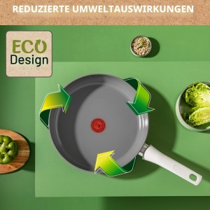 Set tigai Tefal Renew On 3 piese, antiaderente, din aluminiu reciclat - Img 4