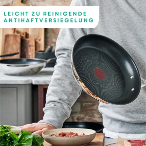 Set tigaie Tefal Jamie Oliver Cooks Direct On 202428 cm Antiaderent Inductie Termo-Signal - Img 4