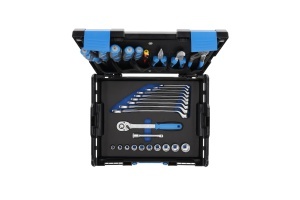 Set Unelte GEDORE 1100-004, 30 piese, cu L-BOXX, cu cheie cu clichet si tester de tensiune - Img 5