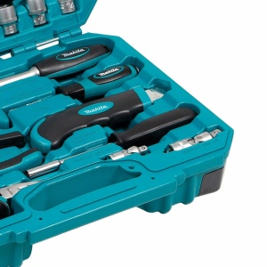 Set unelte manuale Makita E-10899, 76 piese, cutie transport, compact - Img 6