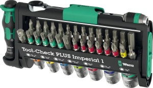 Set Unelte Wera Tool-Check PLUS 39 piese, compact, pentru utilizare manuala si mecanica