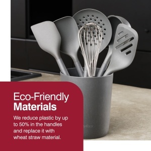 Set ustensile de bucatarie Zyliss E980244 7 piese cu suport materiale durabile culoare gri - Img 5