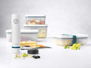 Set vacuum ZWILLING Fresh Save 16 piese pompa cutii si pungi reutilizabile La Mer - Img 8