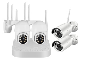 Set Video de Supraveghere Daewoo NVR504, 8 Canale, 4 Camere Exterioare, 1TB