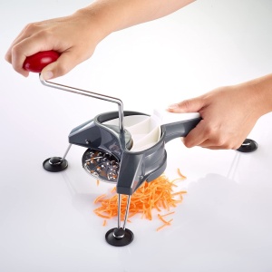 Set Westmark Gemuseschneider Schnitzel Mouli si Sparschaler Famos Inox AntrazitArgintiuRosu - Img 3