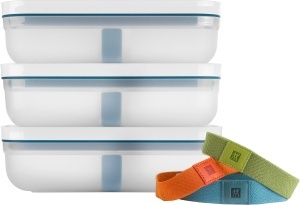 Set ZWILLING Fresh Save Lunchbox 3 piese Vakuum BPA-Free La Mer