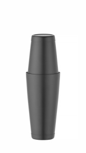 Shaker cocktail HENDI BarUp Boston Tin-on-Tin 06L 08L otel inoxidabil finisaj negru mat