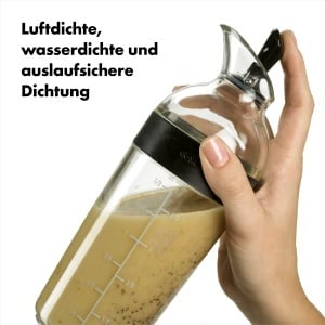 Shaker pentru Dressing OXO, 350 mL, Negru - Img 7