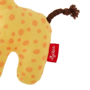 Sigikid 41170 Rassel Giraffe Orange Jucarie pentru Bebelusi Lavabila - Img 8