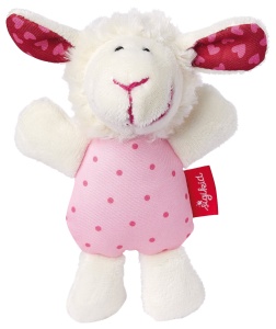SIGIKID 41189 Zornaitor Oaie Stele Rosii Fetita si Baiat Jucarie pentru Bebelusi Recomandat de la nastere roz