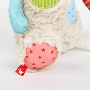 SIGIKID 42842 Jucarie moale pisica patchwork Jucarie de plus draguta pentru joaca si imbratisare din amestec de materiale moi pentru bebelusi si copii, baieti si fete de la 0 luni la 8 ani Multicolor/Pisica 30 cm - Img 10
