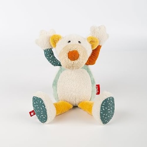 sigikid 43235 Jucarie de plus patchwork, multicolor/urs polar - Img 12