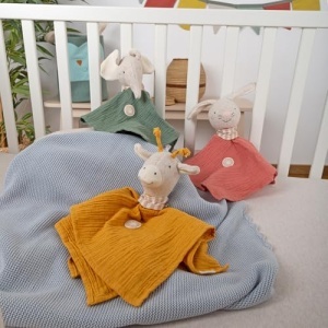 Sigikid Schmusetuch Elefant Tiny Tissues 39927 Material 100 Bumbac - Img 2