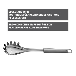 Silit Classic Line Spaghettiloffel 32 cm Otel Inoxidabil Ergonomic - Img 2