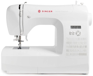 Singer F527C Haute Couture - Masina de cusut pe calculator cu 80 de programe de cusut, Cusut automat, Brat liber, Afisaj multifunctional