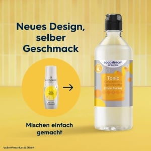Siropos pentru bauturi SodaStream Tonic fara zahar, 4 x 440 ml - Img 3