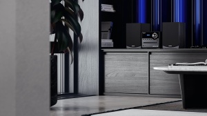 Sistem audio Hi-Fi SHARP XL-B517D, 45W, Bluetooth, CD-MP3, Negru - Img 2
