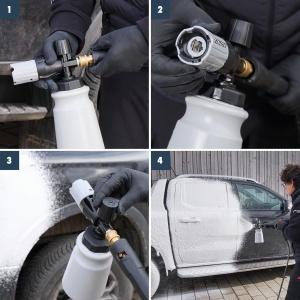 Sistem de curatare cu spuma SONAX PROFILINE PowerFoamer, pentru presiune, eficient si delicat - Img 11