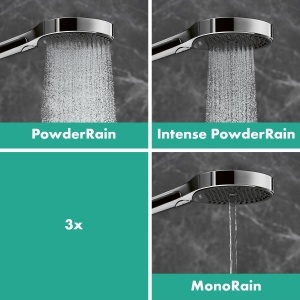 Sistem de dus hansgrohe Rainfinity 360 cu termostat ShowerTablet 350, crom - Img 9