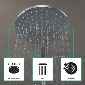 Sistem de dus hansgrohe Vernis Blend cu termostat, cap de dus 205 mm, crom - Img 2