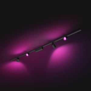 Sistem de iluminat inteligent Philips Hue Perifo 4 spoturi, LED, alb si colorat, dimabil - Img 6