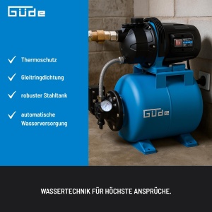 Sistem de pompare apa Gude HWW 6035, 600 W, Capacitate 19 l, Debit 3200 lh - Img 4