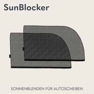 Sistem de protectie solara auto LIONELO SUNBLOCKER, 2 bucati, 60x48 cm, protectie UV - Img 2
