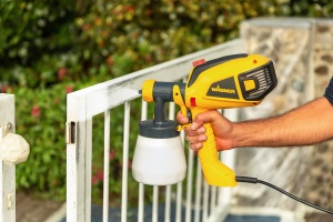Sistem de pulverizare a vopselei WAGNER W 590 FLEXiO pentru vopsele, lacuri si glazuri pentru pereti si latex in interior si exterior, 15 m2-6 min, recipient 1300 ml/800 ml, 630 W - Img 2