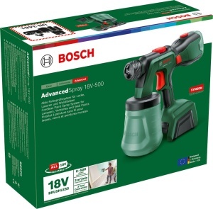 Sistem de pulverizare Bosch AdvancedSpray 18V-500, 1200 ml, 4Ah, pentru vopsele - Img 7