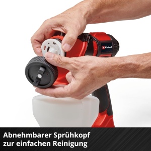 Sistem de pulverizare Einhell TE-SY 1890 Li-Solo 18V debit 1000 mlmin rezervor 1200 ml - Img 9