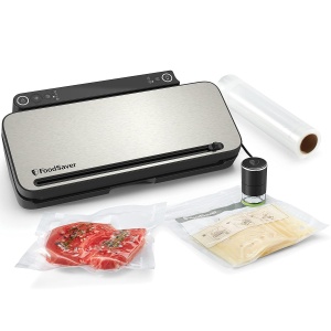 Sistem de Vakuum FoodSaver VS3190X, 1 Rola, 4 Pungi, Argintiu cu Accente Negre - Img 2