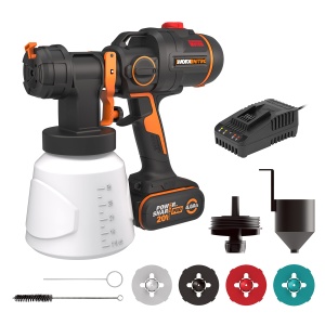Sistem de vopsire Worx Nitro WX020 20V Motor fara perii 3 modele de pulverizare