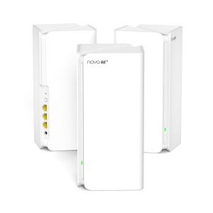 Sistem Wi-Fi Mesh Tenda Nova MX21 Pro - Wi-Fi 6E, Tri-Band, 680