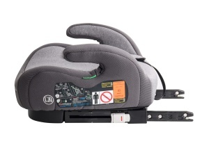 Sitzerhauser pentru copii babyGO Bursa IV, 125-150 cm, cu Isofix, gri - Img 3