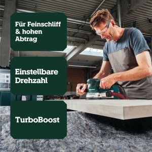 Slefuitor Excentric Metabo SXE 450 TurboTec, 350W, cu sistem de control al puterii - Img 3
