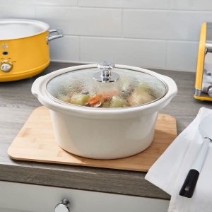 Slow Cooker Swan Retro SF17021YELNEU 3,5L 200W Design Vintage Galben - Img 3