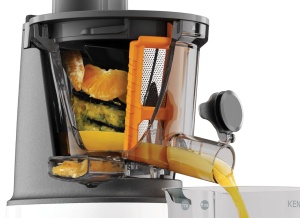 Slow Juicer Kenwood JMP601SI, 150W, 1.3L, Argintiu - Img 4