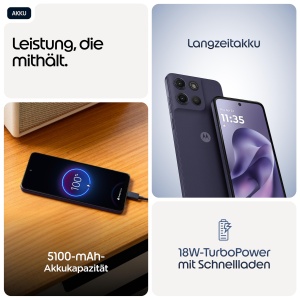 Smartphone Motorola Moto g17, 50 MP, 128 GB, Culoare Albastru Seara - Img 4