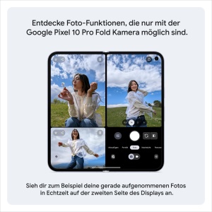 Smartphone pliabil Google Pixel 10 Pro Fold, 512GB, culoare Moonstone, camera tripla - Img 7