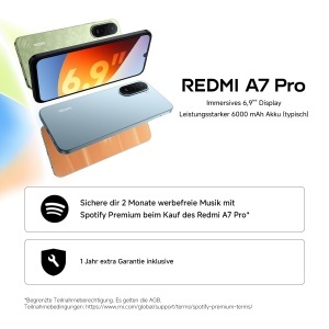 Smartphone Xiaomi Redmi A7 Pro, 4GB RAM, 128GB, Display 6.9, Culoare Mist Blue - Img 5