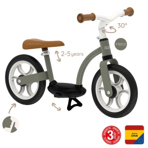 Smoby - Balance Bike Comfort - bicicleta fara pedale pentru copii reglabila pe inaltime, cu picior si suport, inaltimea scaunului (33-38 cm), pentru copii de la 2 ani - Img 2