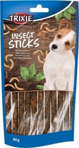Snack-uri pentru caini TRIXIE cu proteine din insecte, 80 g