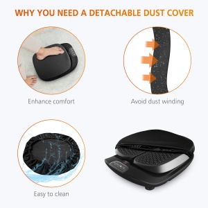 Snailax Aparat de Masaj Picioare cu Vibratie si Incalzire Telecomanda Design Versatil - Img 5