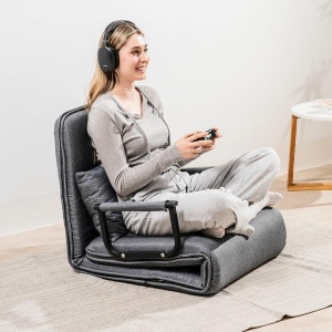 Sofa extensibila InnovaGoods, 4-in-1, gri, capacitate 150 kg - Img 6